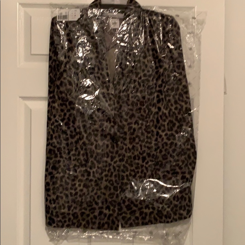 CAbi leopard blazer